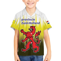 Netherlands Provincie Zuid-Holland Personalized Hawaiian Shirt Flag Style