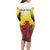 Netherlands Provincie Zuid-Holland Personalized Long Sleeve Bodycon Dress Flag Style