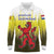 Netherlands Provincie Zuid-Holland Personalized Long Sleeve Polo Shirt Flag Style