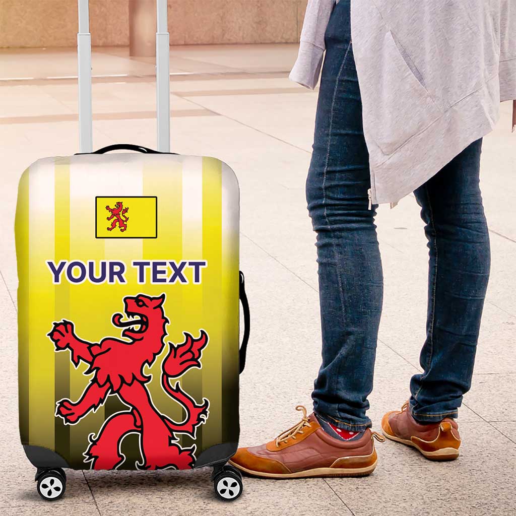 Netherlands Provincie Zuid-Holland Personalized Luggage Cover Flag Style