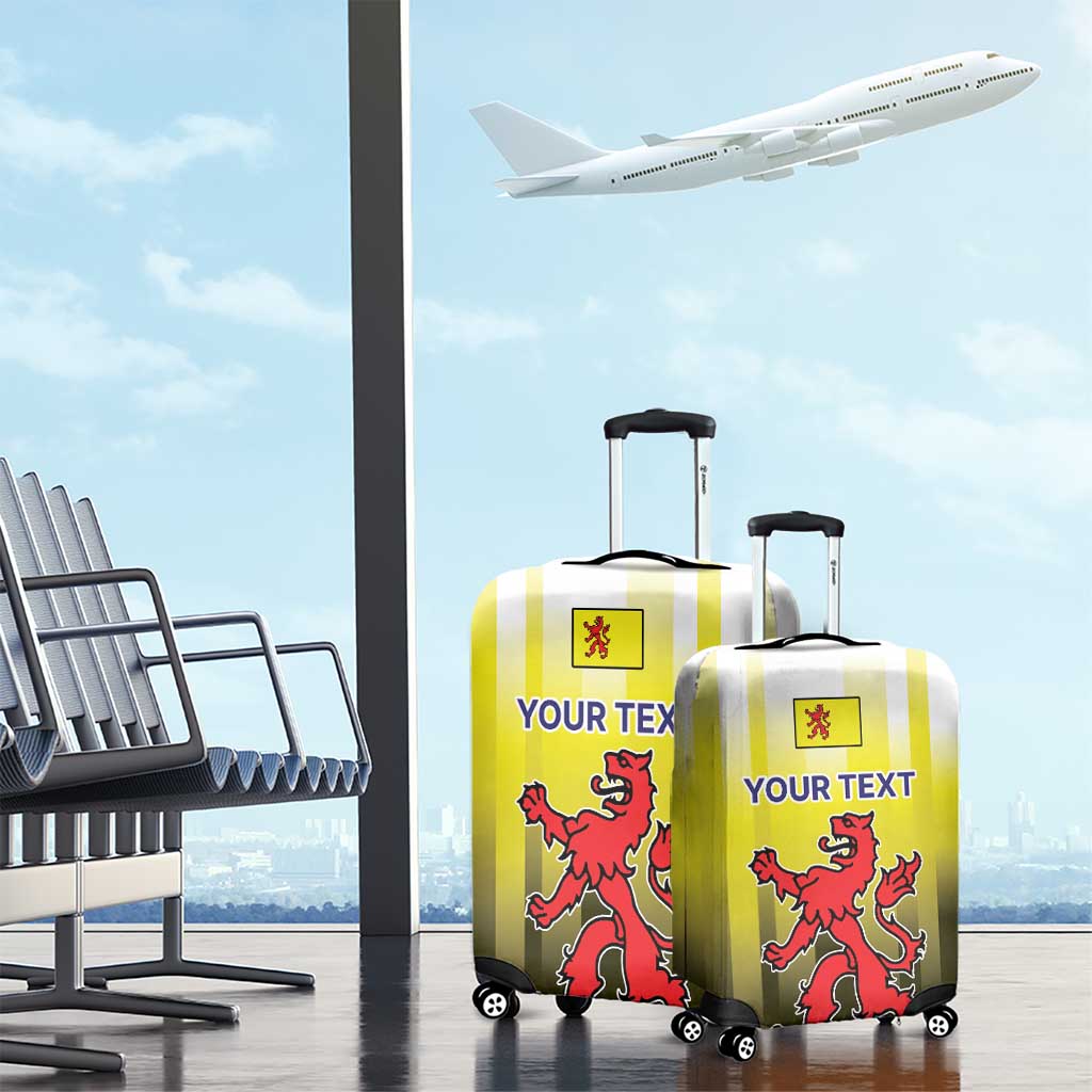 Netherlands Provincie Zuid-Holland Personalized Luggage Cover Flag Style