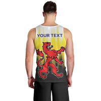 Netherlands Provincie Zuid-Holland Personalized Men Tank Top Flag Style