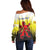 Netherlands Provincie Zuid-Holland Personalized Off Shoulder Sweater Flag Style