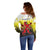 Netherlands Provincie Zuid-Holland Personalized Off Shoulder Sweater Flag Style