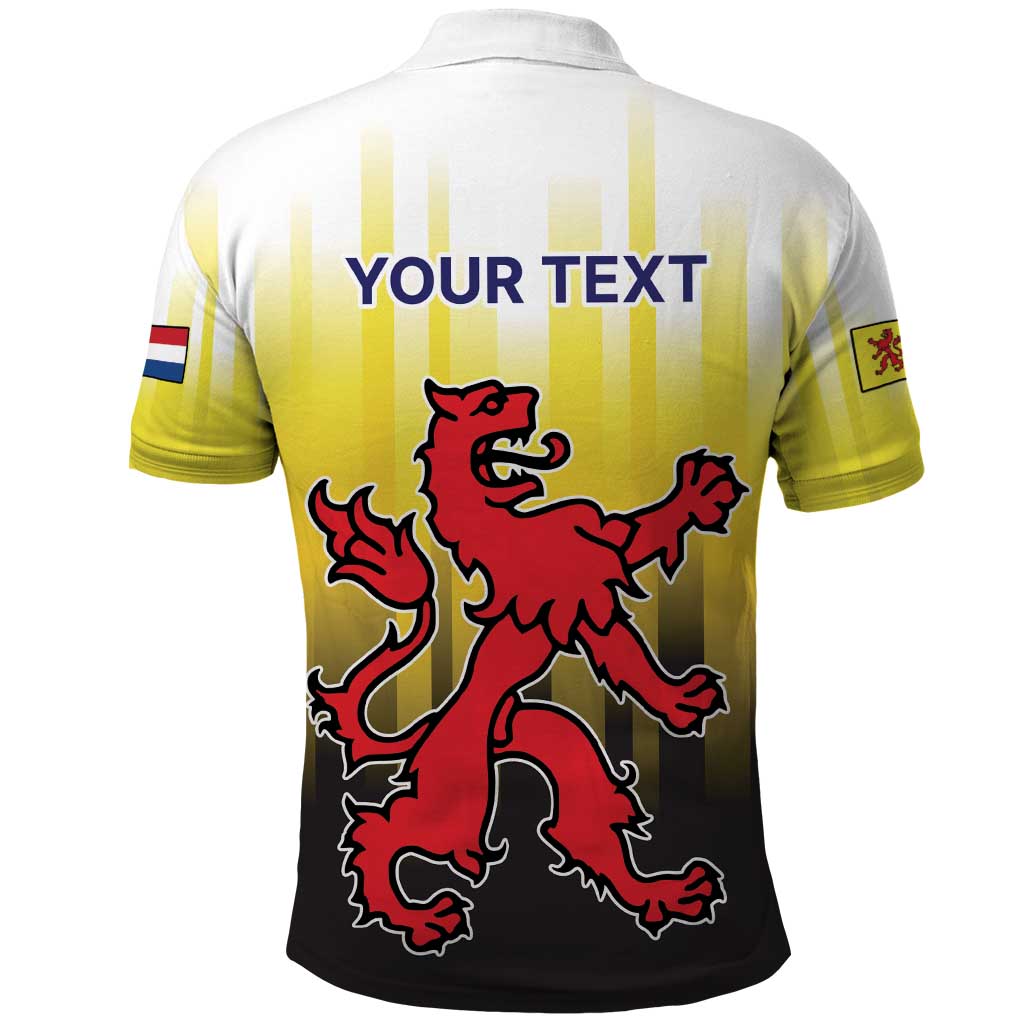 Netherlands Provincie Zuid-Holland Personalized Polo Shirt Flag Style