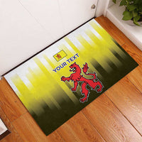 Netherlands Provincie Zuid-Holland Personalized Rubber Doormat Flag Style