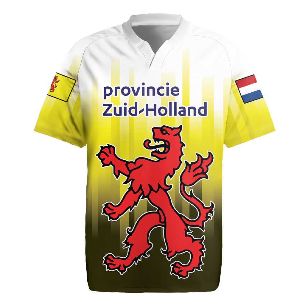 Netherlands Provincie Zuid-Holland Personalized Rugby Jersey Flag Style