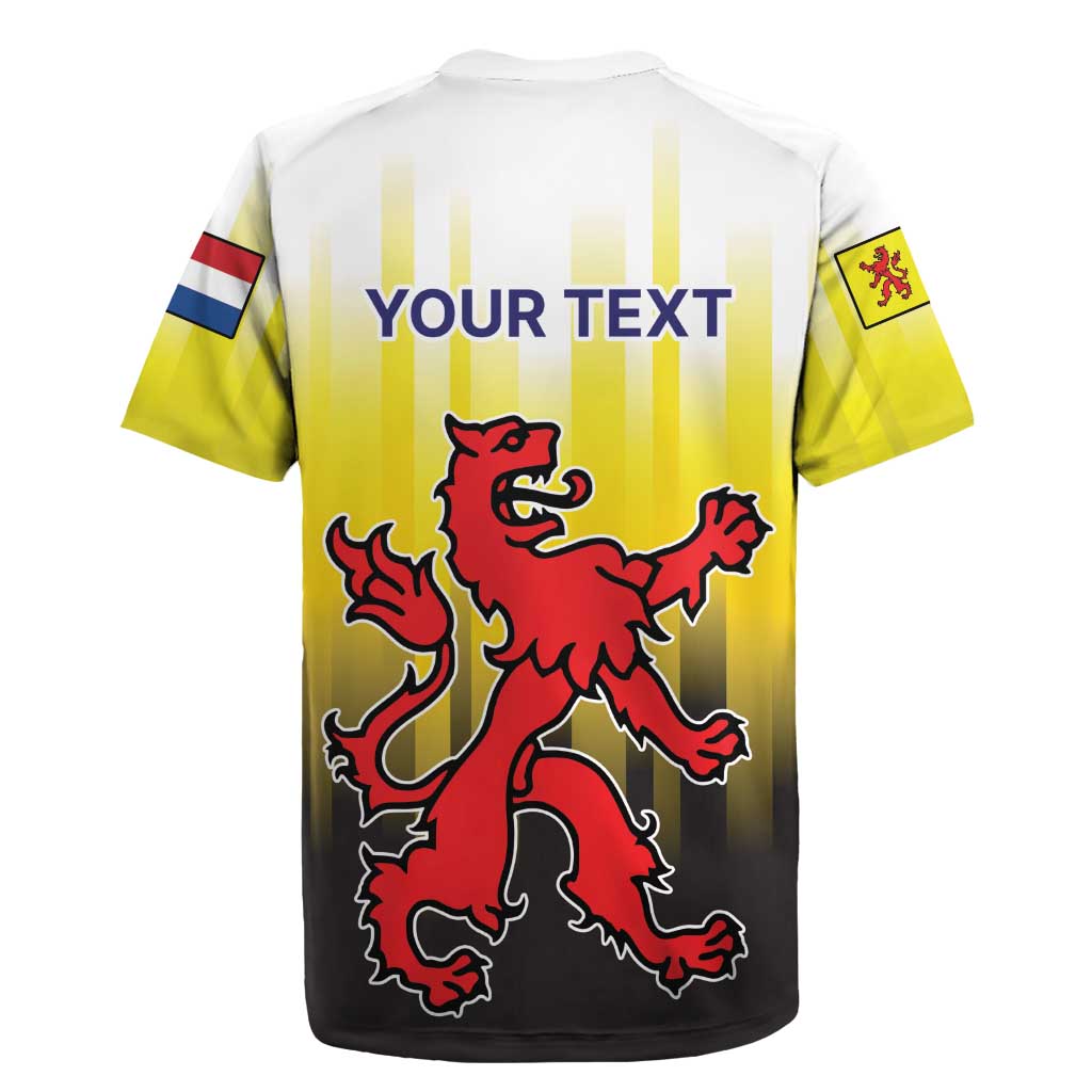 Netherlands Provincie Zuid-Holland Personalized Rugby Jersey Flag Style