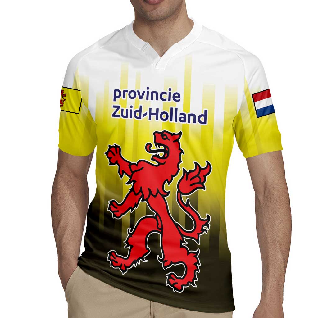 Netherlands Provincie Zuid-Holland Personalized Rugby Jersey Flag Style