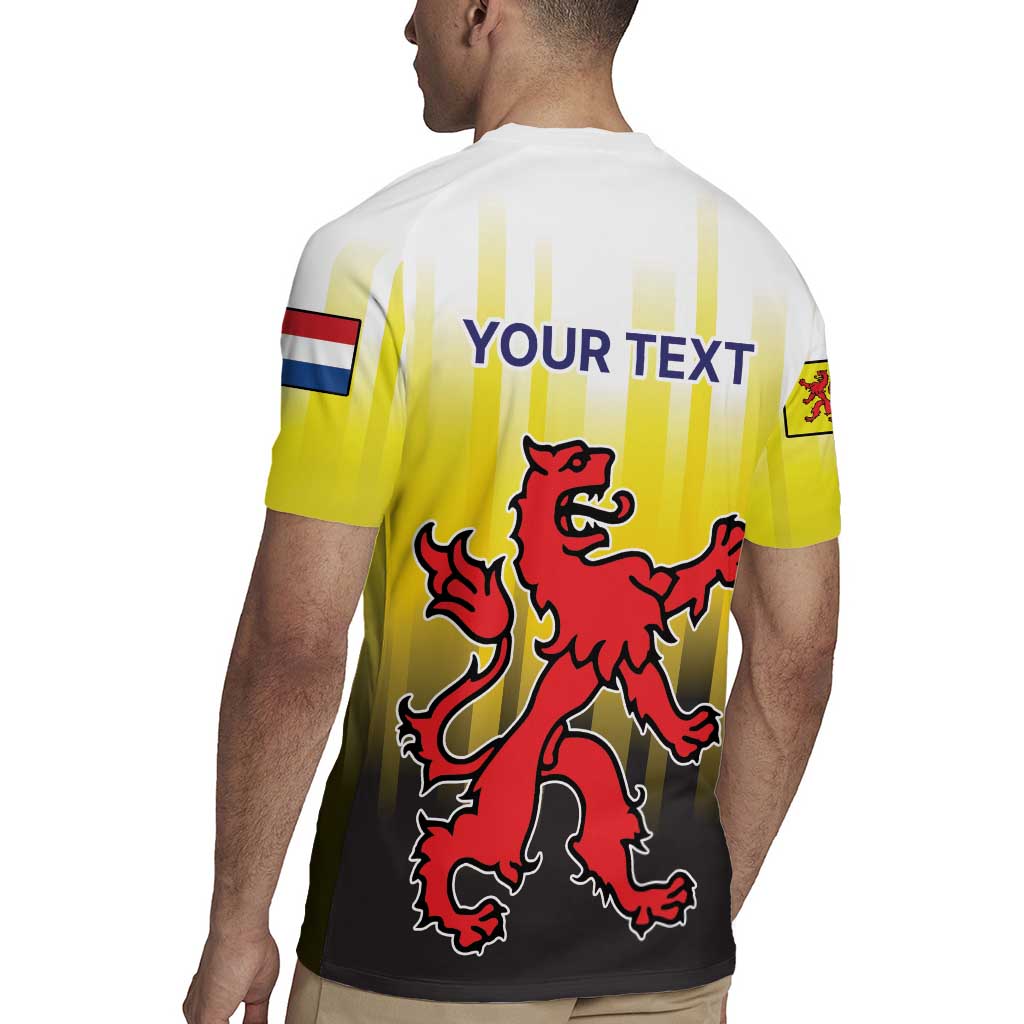 Netherlands Provincie Zuid-Holland Personalized Rugby Jersey Flag Style