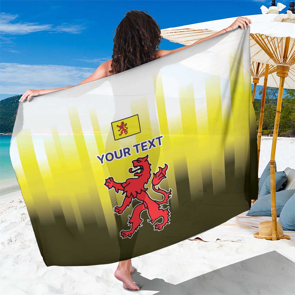 Netherlands Provincie Zuid-Holland Personalized Sarong Flag Style