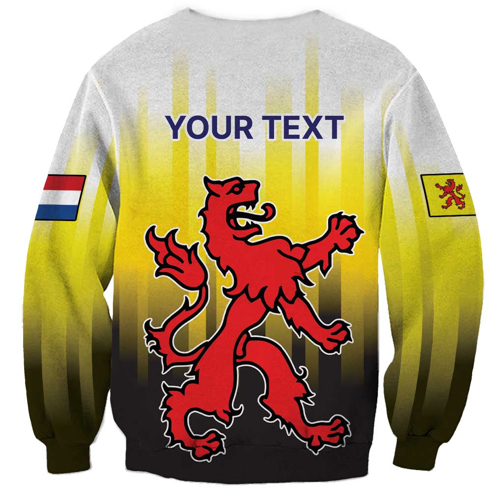 Netherlands Provincie Zuid-Holland Personalized Sweatshirt Flag Style