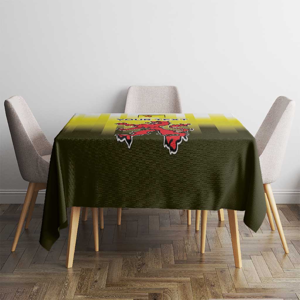 Netherlands Provincie Zuid-Holland Personalized Tablecloth Flag Style