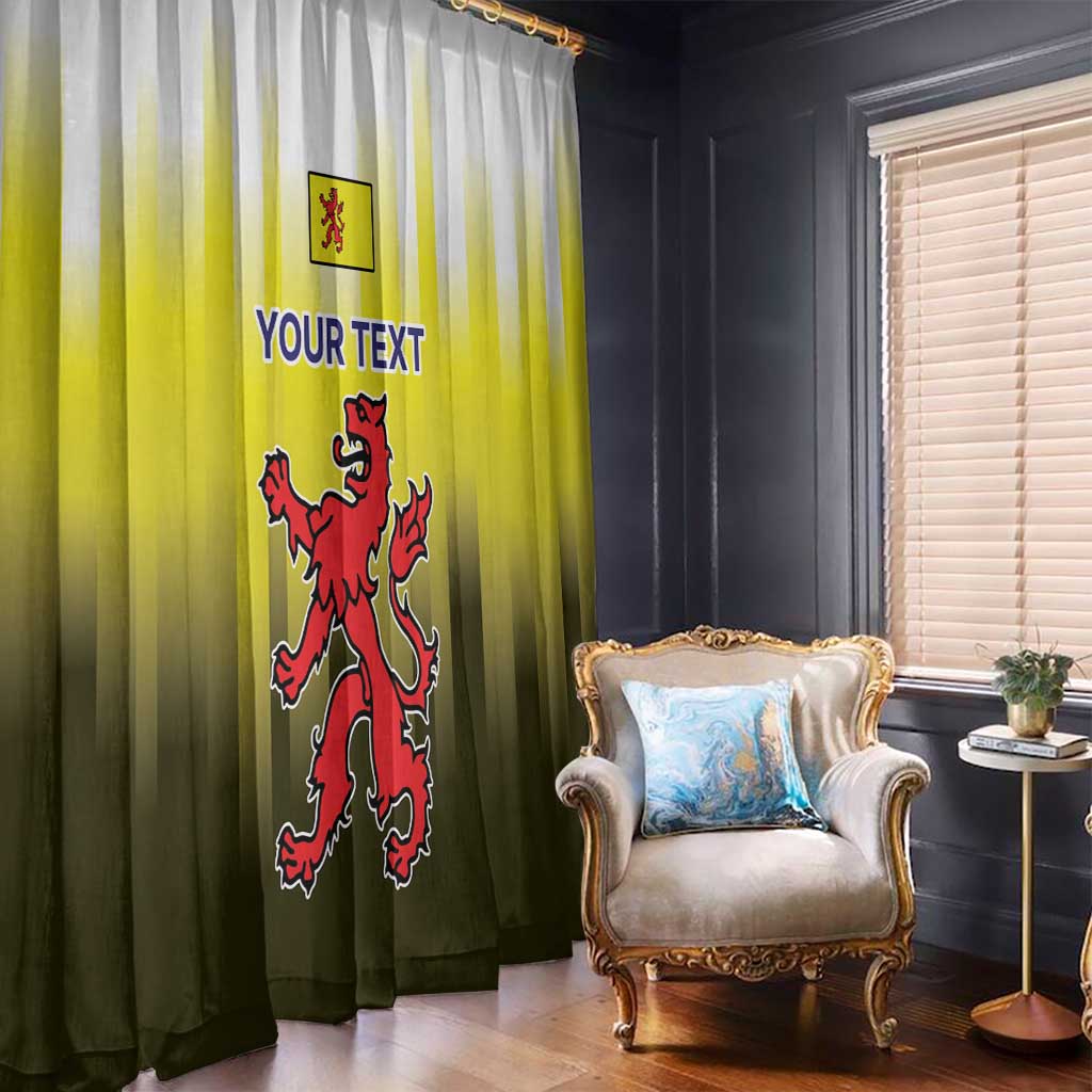 Netherlands Provincie Zuid-Holland Personalized Window Curtain Flag Style