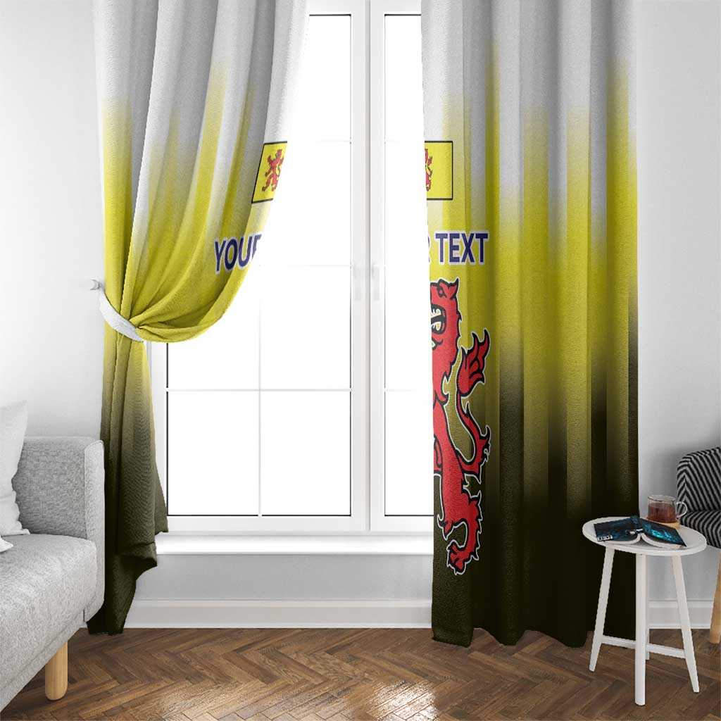 Netherlands Provincie Zuid-Holland Personalized Window Curtain Flag Style