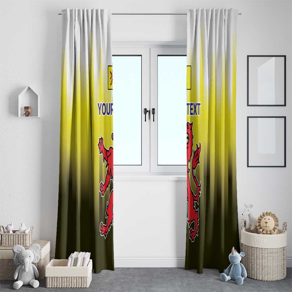Netherlands Provincie Zuid-Holland Personalized Window Curtain Flag Style