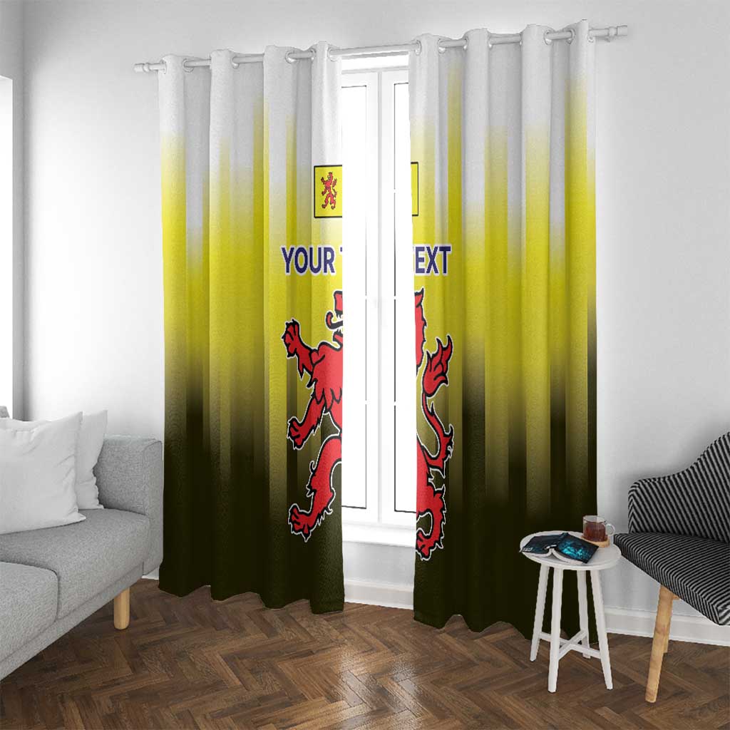 Netherlands Provincie Zuid-Holland Personalized Window Curtain Flag Style