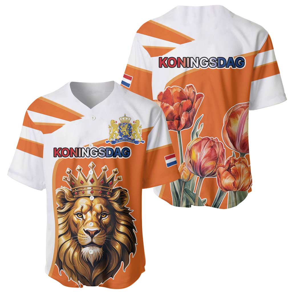 Netherlands Koningsdag Baseball Jersey Happy King's Day