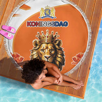 Netherlands Koningsdag Beach Blanket Happy King's Day