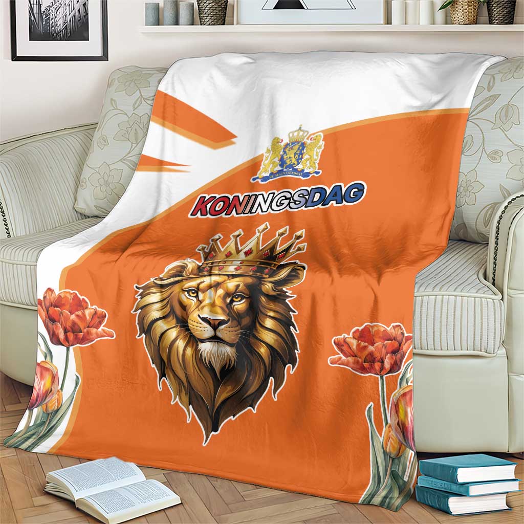 Netherlands Koningsdag Blanket Happy King's Day