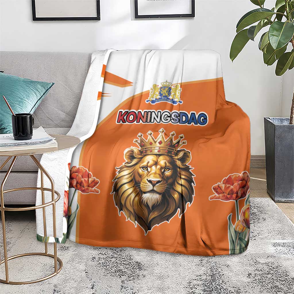 Netherlands Koningsdag Blanket Happy King's Day