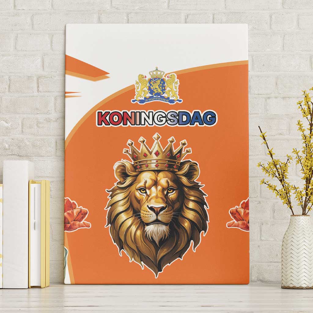 Netherlands Koningsdag Canvas Wall Art Happy King's Day