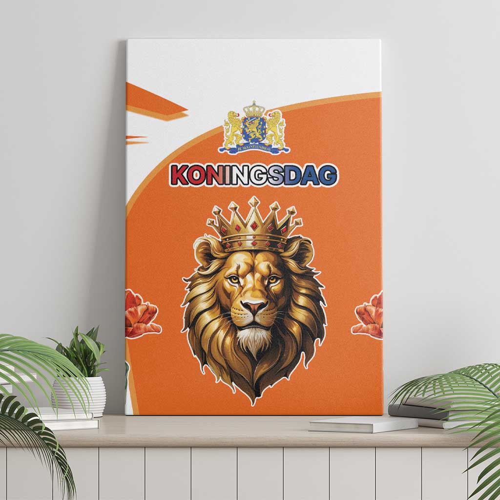 Netherlands Koningsdag Canvas Wall Art Happy King's Day