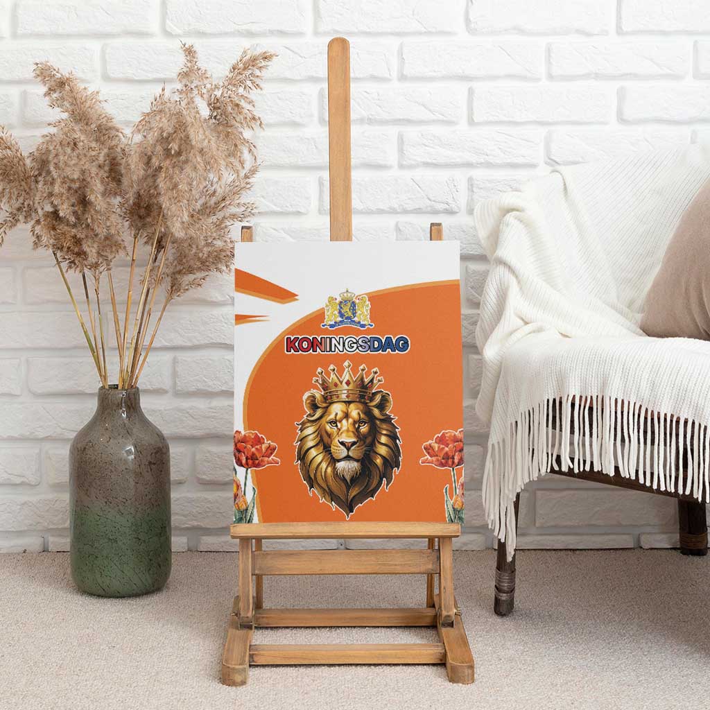 Netherlands Koningsdag Canvas Wall Art Happy King's Day