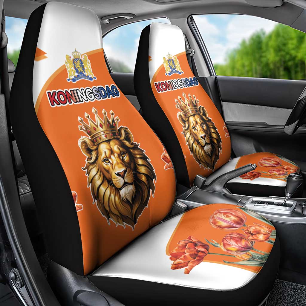 Netherlands Koningsdag Car Seat Cover Happy King's Day