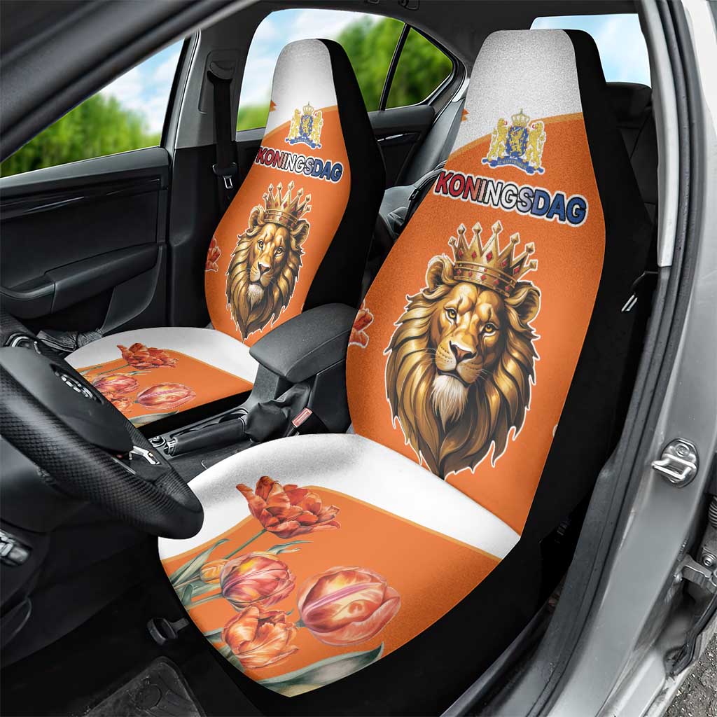 Netherlands Koningsdag Car Seat Cover Happy King's Day