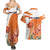 Netherlands Koningsdag Couples Matching Summer Maxi Dress and Hawaiian Shirt Happy King's Day