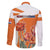Netherlands Koningsdag Family Matching Off Shoulder Short Dress and Hawaiian Shirt Happy King's Day