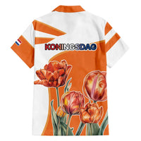 Netherlands Koningsdag Family Matching Puletasi and Hawaiian Shirt Happy King's Day