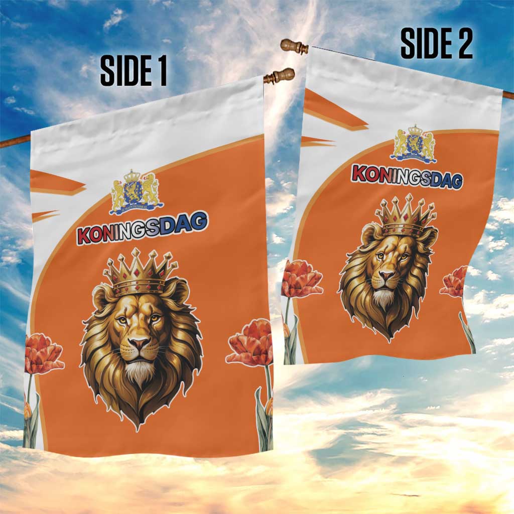 Netherlands Koningsdag Garden Flag Happy King's Day