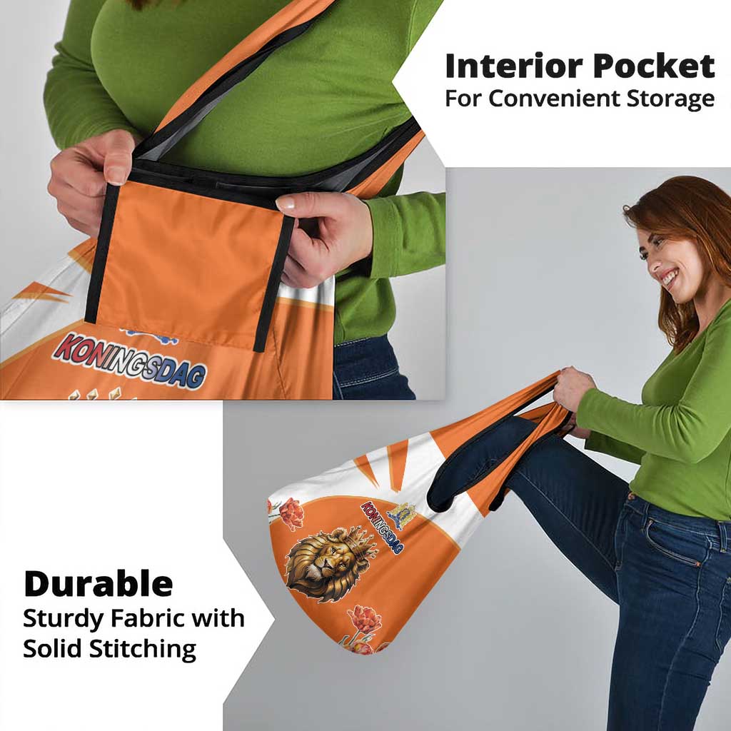 Netherlands Koningsdag Grocery Bag Happy King's Day