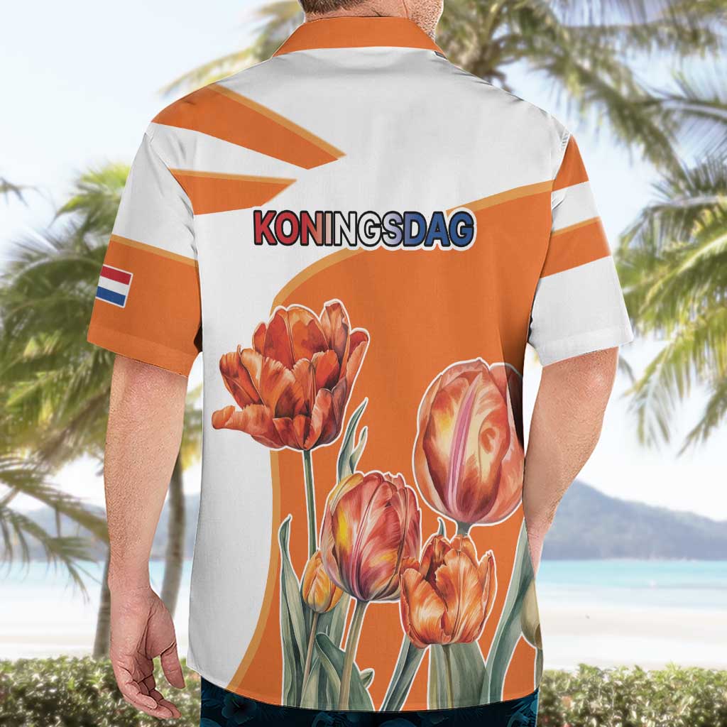 Netherlands Koningsdag Hawaiian Shirt Happy King's Day