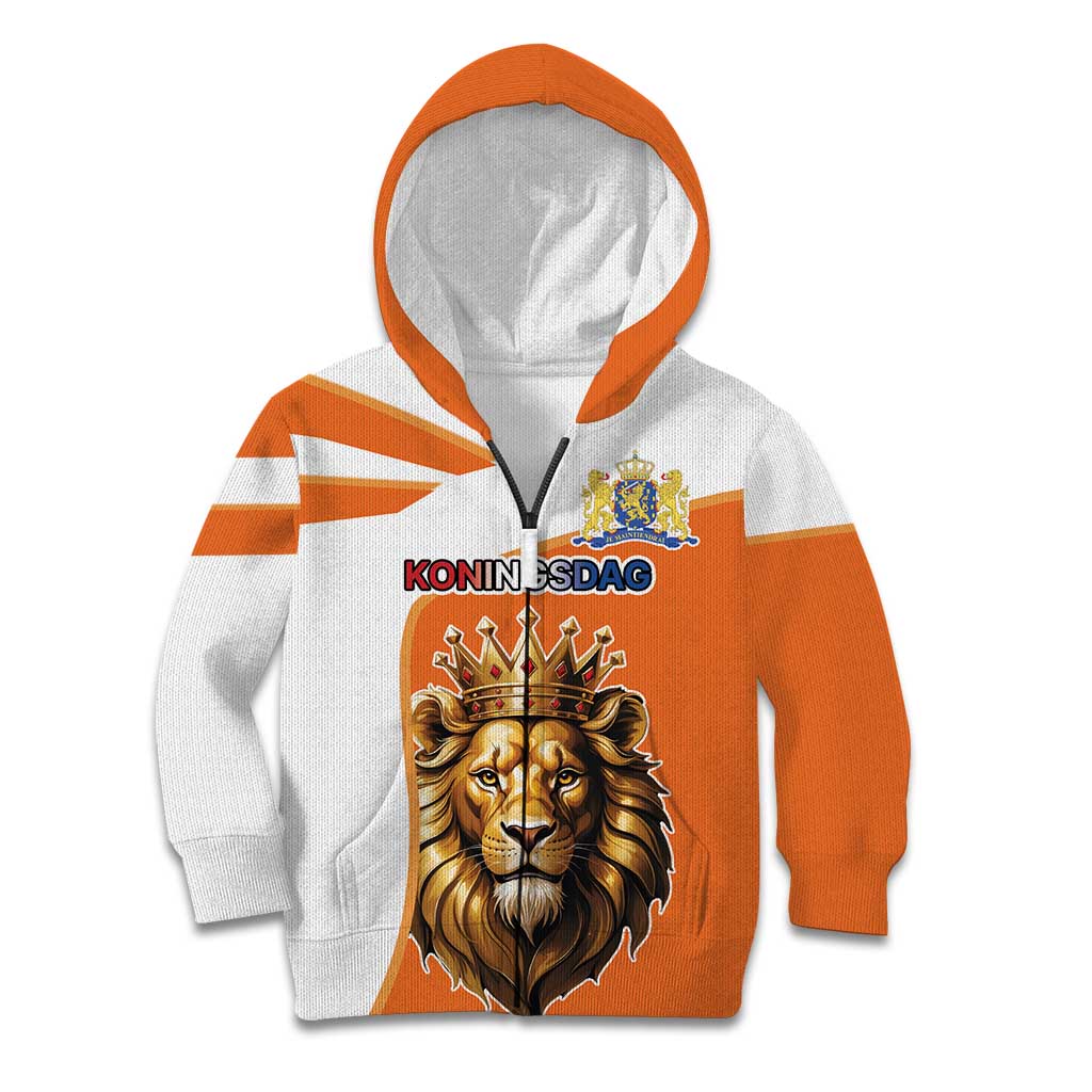 Netherlands Koningsdag Kid Hoodie Happy King's Day