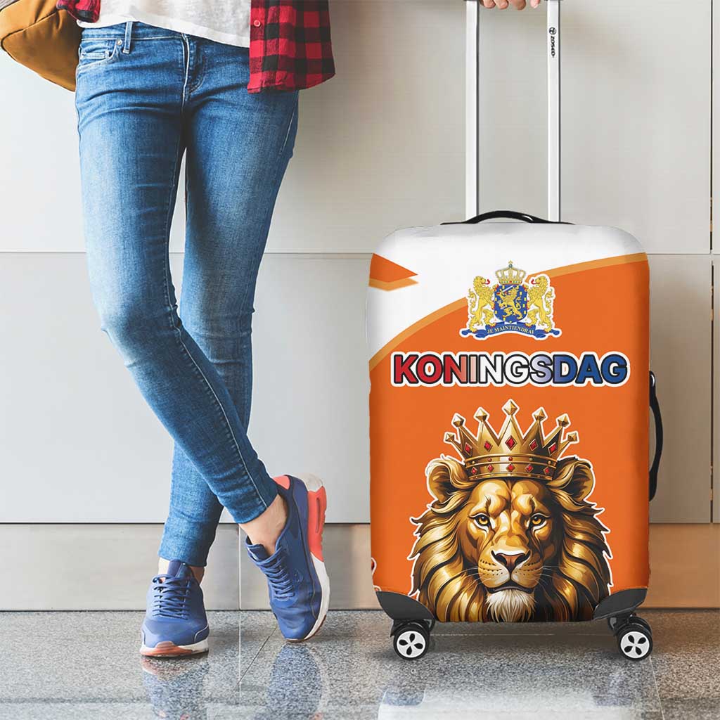 Netherlands Koningsdag Luggage Cover Happy King's Day