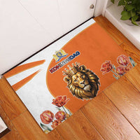 Netherlands Koningsdag Rubber Doormat Happy King's Day
