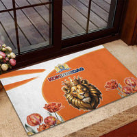 Netherlands Koningsdag Rubber Doormat Happy King's Day