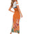 Netherlands Koningsdag Short Sleeve Bodycon Dress Happy King's Day