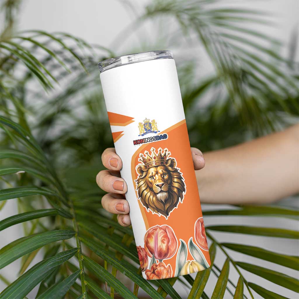 Netherlands Koningsdag Skinny Tumbler Happy King's Day