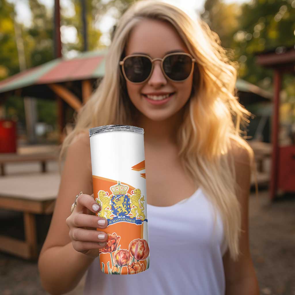 Netherlands Koningsdag Skinny Tumbler Happy King's Day