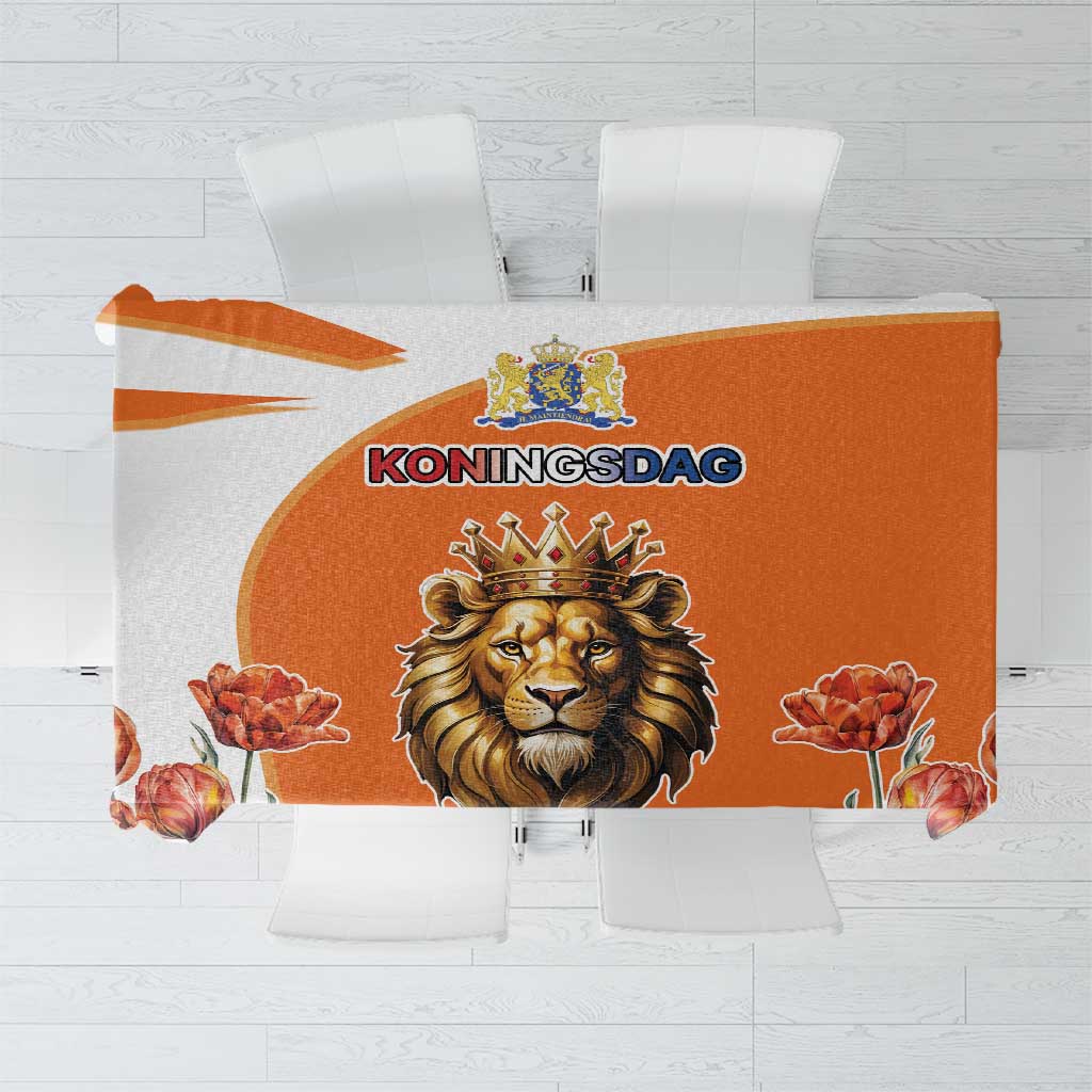 Netherlands Koningsdag Tablecloth Happy King's Day