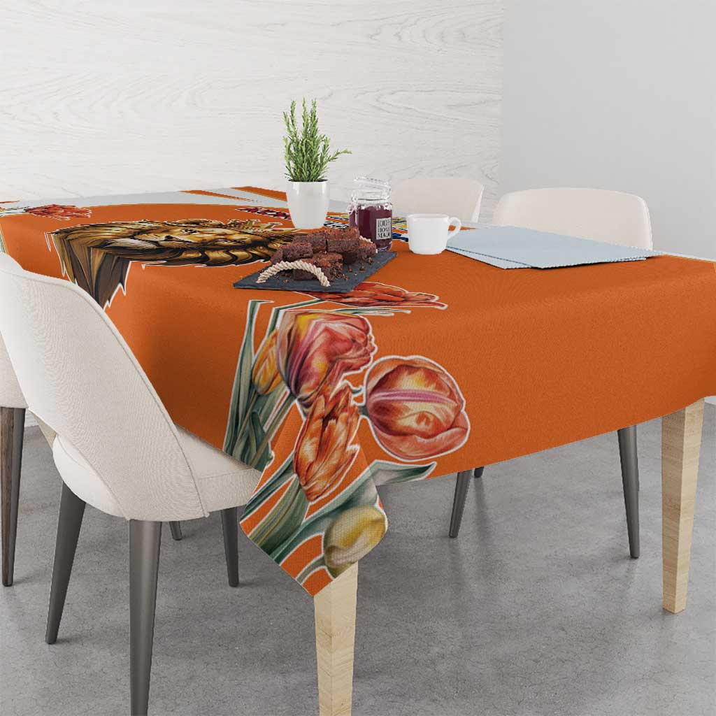 Netherlands Koningsdag Tablecloth Happy King's Day