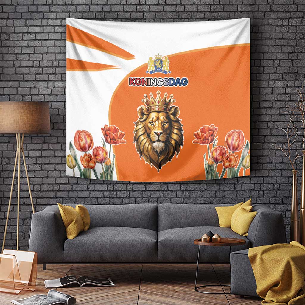 Netherlands Koningsdag Tapestry Happy King's Day