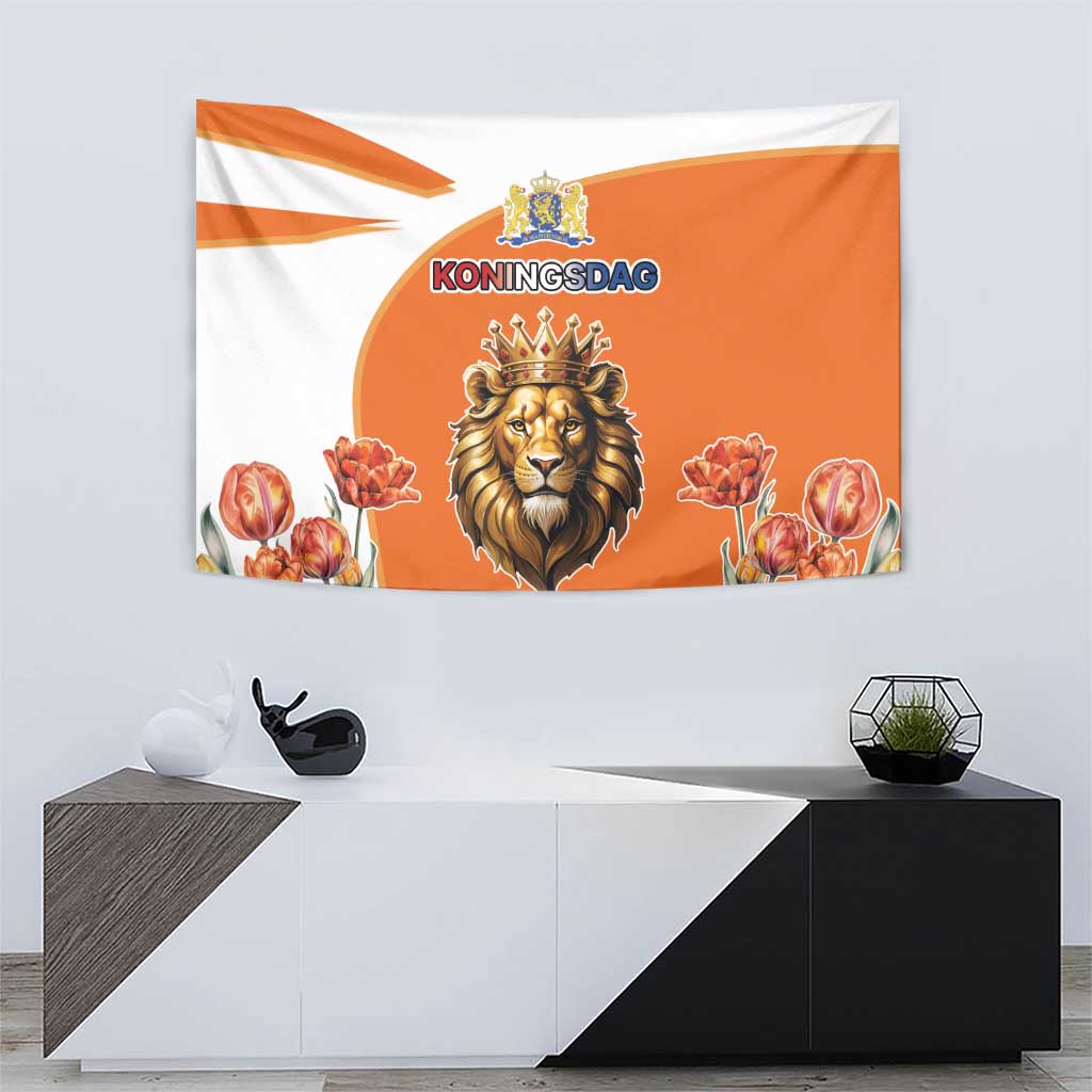 Netherlands Koningsdag Tapestry Happy King's Day