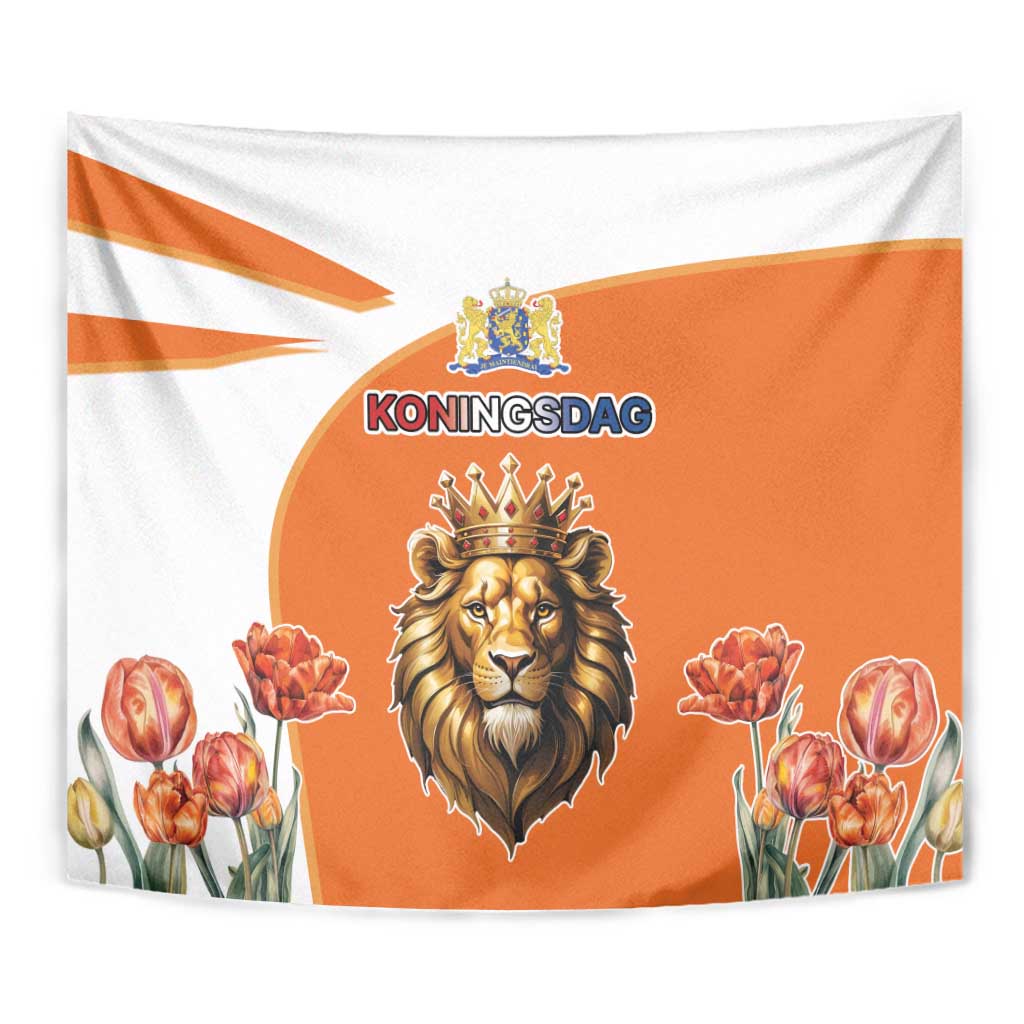 Netherlands Koningsdag Tapestry Happy King's Day