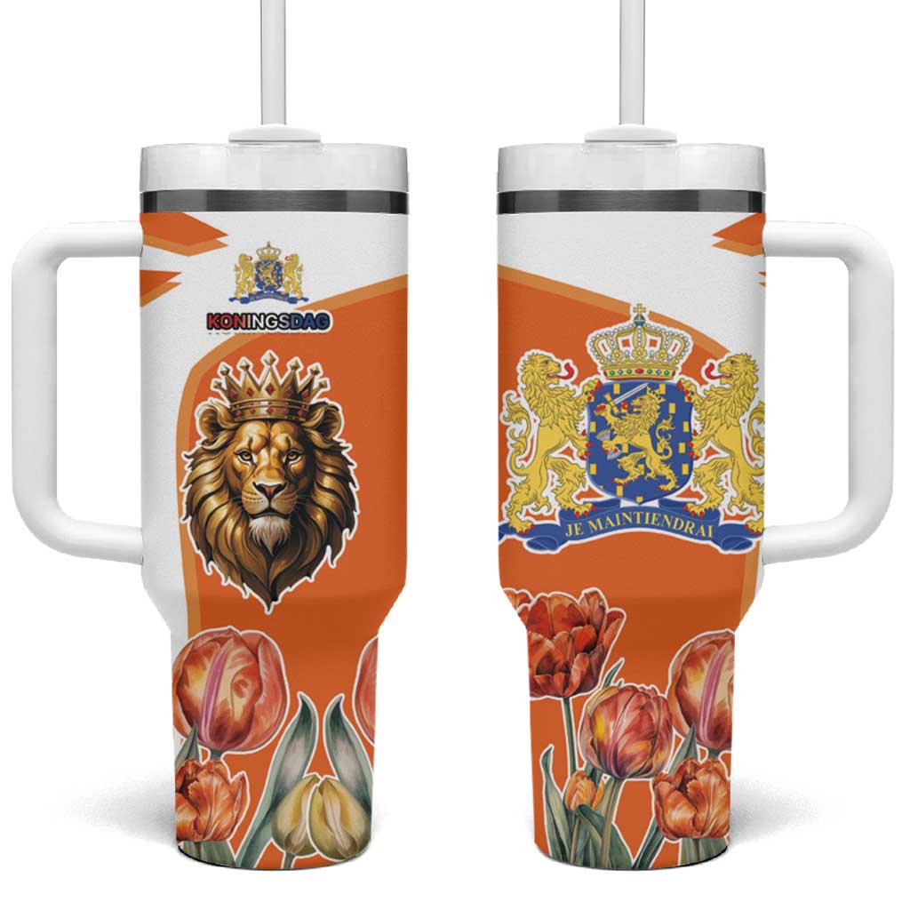 Netherlands Koningsdag Tumbler With Handle Happy King's Day