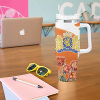 Netherlands Koningsdag Tumbler With Handle Happy King's Day